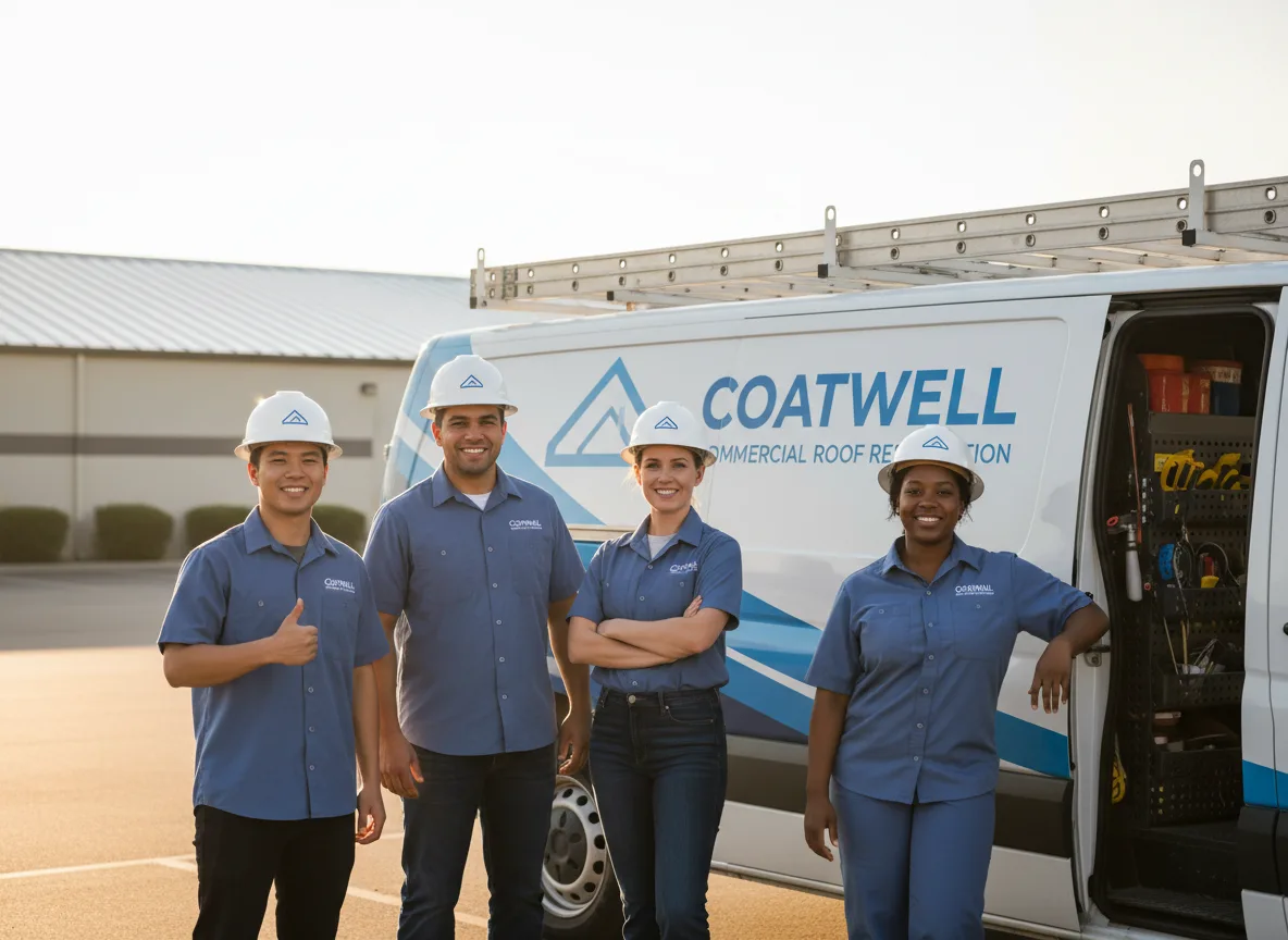 Commercial roof coating company in Slayden, TN